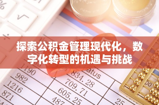 甘州探索公积金管理现代化，数字化转型的机遇与挑战