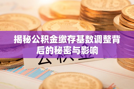 甘州揭秘公积金缴存基数调整背后的秘密与影响