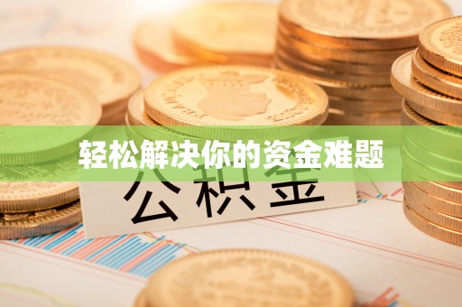 甘州轻松解决你的资金难题
